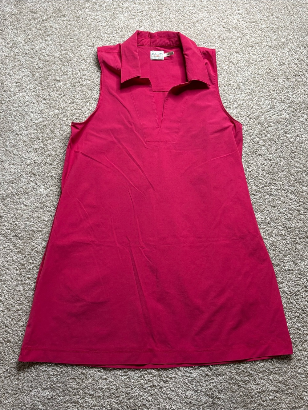 Faherty All Day Polo Tank Dress